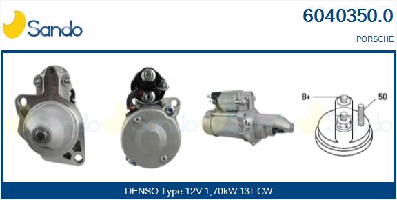 Motorino d'avviamento SANDO 6040350.0