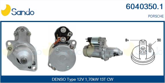 Motorino d'avviamento SANDO 6040350.1