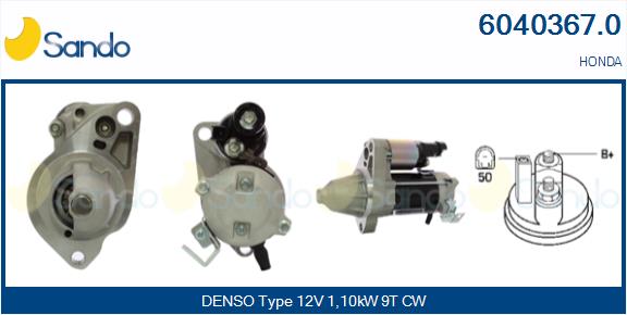 Motorino d'avviamento SANDO 6040367.0