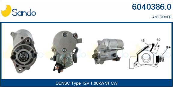Motorino d'avviamento SANDO 6040386.0