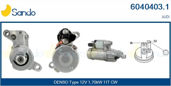  MOTORINO AVVIAMENTO (ORIGINALE) AUDI