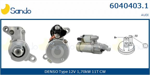  MOTORINO AVVIAMENTO (ORIGINALE) AUDI