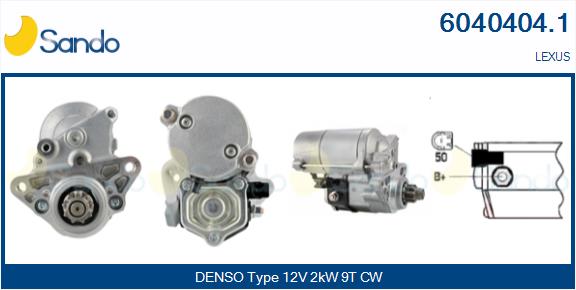 Motorino d'avviamento SANDO 6040404.1