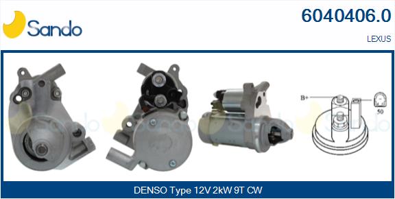 Motorino d'avviamento SANDO 6040406.0