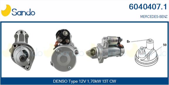 Motorino d'avviamento SANDO 6040407.1