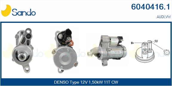 Motorino d'avviamento SANDO 6040416.1