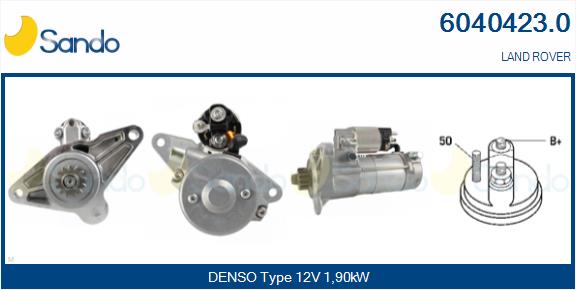 Motorino d'avviamento SANDO 6040423.0