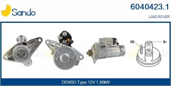 Motorino d'avviamento SANDO 6040423.1