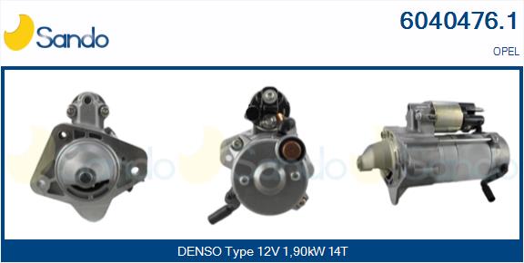 Motorino d'avviamento SANDO 6040476.1