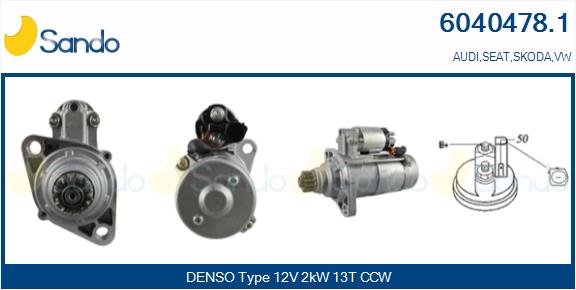  MOTORINO AVVIAMENTO (ORIGINALE) AUDI A1 2.0 TDI -15