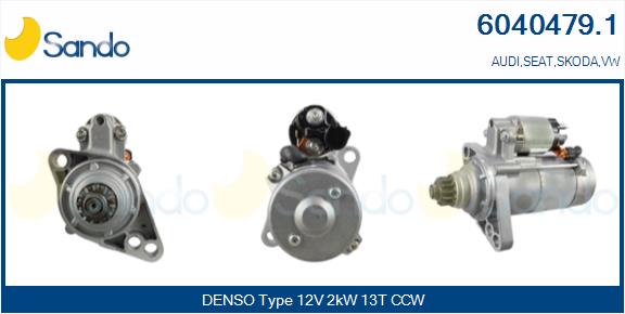 Motorino d'avviamento SANDO 6040479.1