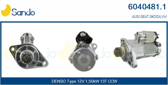 Motorino d'avviamento SANDO 6040481.1
