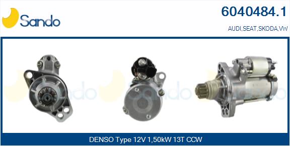 Motorino d'avviamento SANDO 6040484.1