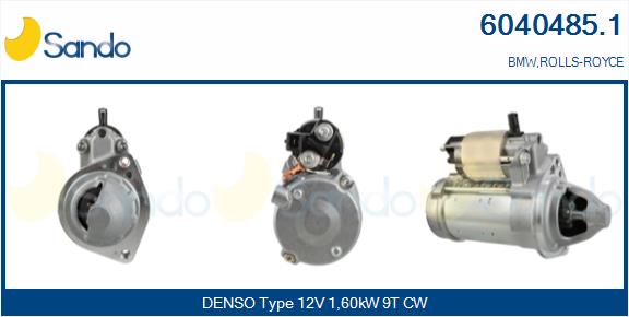 Motorino d'avviamento SANDO 6040485.1