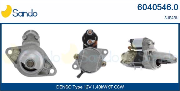 Motorino d'avviamento SANDO 6040546.0