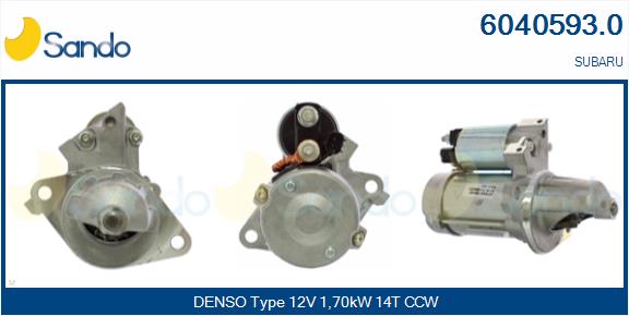 Motorino d'avviamento SANDO 6040593.0