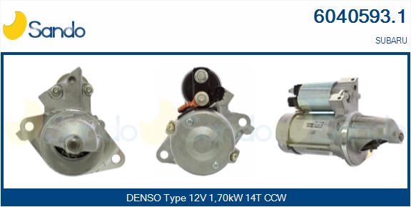 Motorino d'avviamento SANDO 6040593.1
