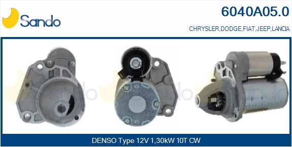 Motorino d'avviamento SANDO 6040A05.0