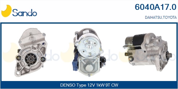 Motorino d'avviamento SANDO 6040A17.0