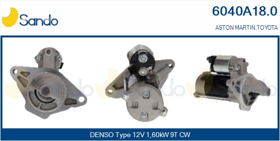 Motorino d'avviamento SANDO 6040A18.0