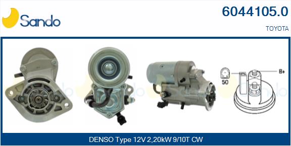  MOTORINO AVVIAMENTO (ADATTABILE) TOYOTA AVENSIS 2.0D 03-