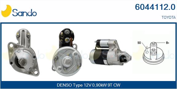 Motorino d'avviamento SANDO 6044112.0