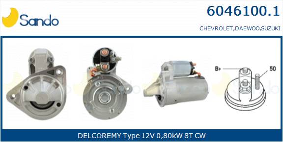  MOTORINO AVVIAMENTO (ORIGINALE) DAEWOO MATIZ 0.8 03-