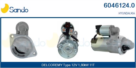 Motorino d'avviamento SANDO 6046124.0