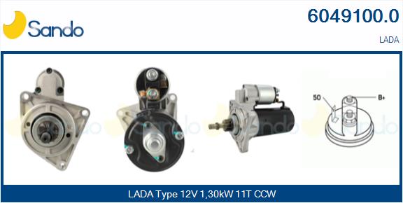 Motorino d'avviamento SANDO 6049100.0