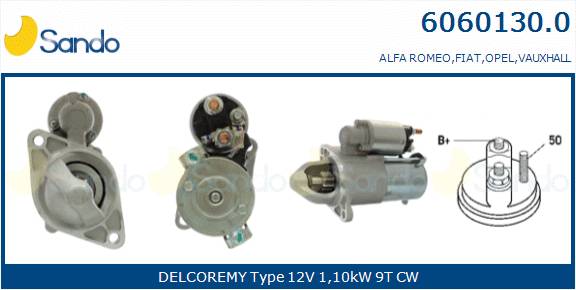  MOTORINO AVVIAMENTO (ADATTABILE) ALFA.FIAT.OPEL