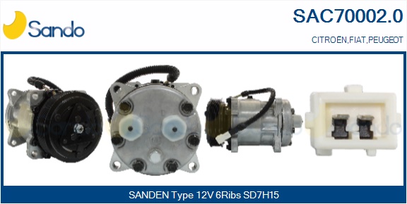 Compressore, climatizzatore SANDO SAC70002.0