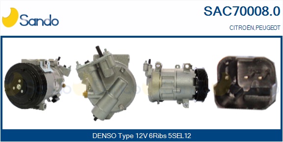Compressore, climatizzatore SANDO SAC70008.0