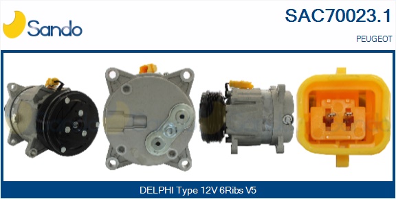 Compressore, climatizzatore SANDO SAC70023.1