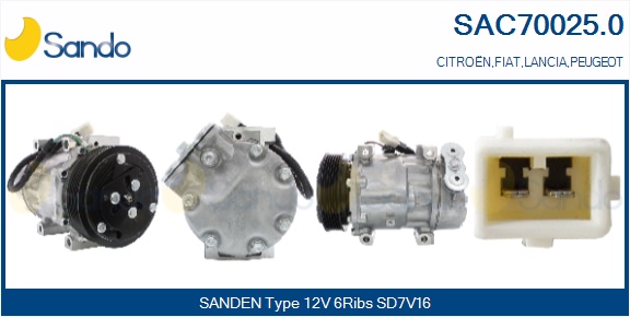 Compressore, climatizzatore SANDO SAC70025.0