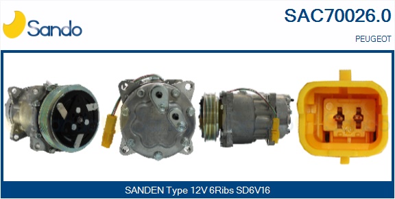 Compressore, climatizzatore SANDO SAC70026.0