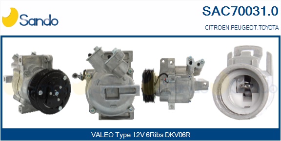 Compressore, climatizzatore SANDO SAC70031.0