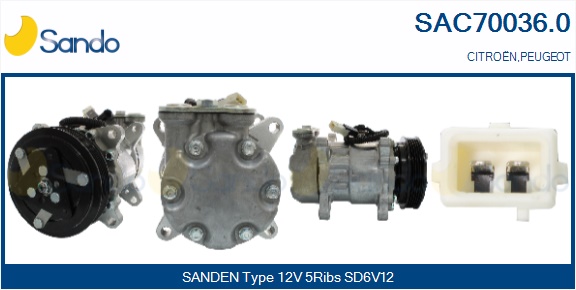 Compressore, climatizzatore SANDO SAC70036.0