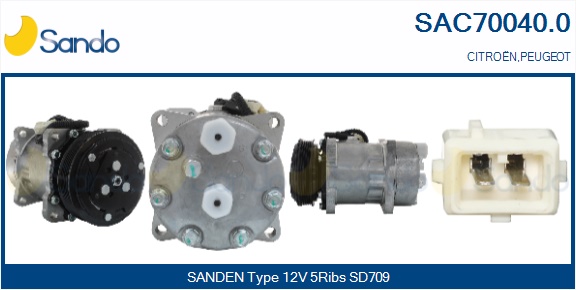 Compressore, climatizzatore SANDO SAC70040.0