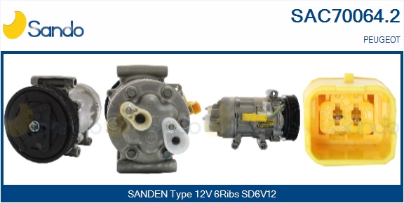 Compressore, climatizzatore SANDO SAC70064.2