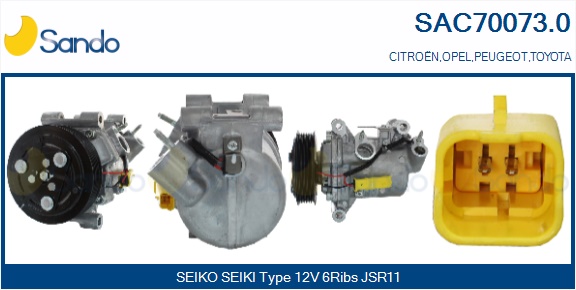 Compressore, climatizzatore SANDO SAC70073.0