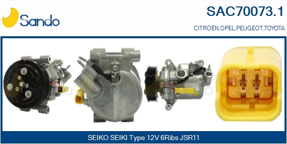 Compressore, climatizzatore SANDO SAC70073.1
