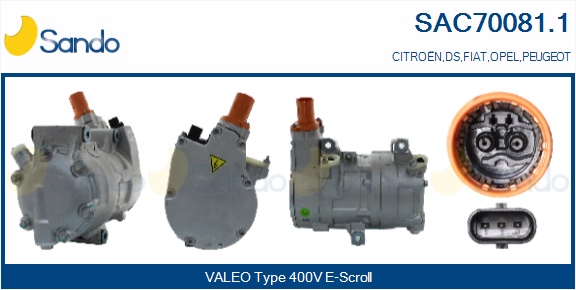 Compressore, climatizzatore SANDO SAC70081.1