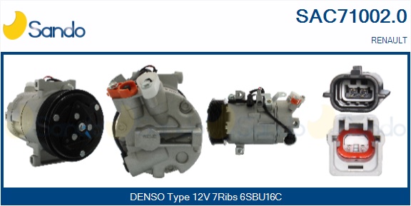 Compressore, climatizzatore SANDO SAC71002.0