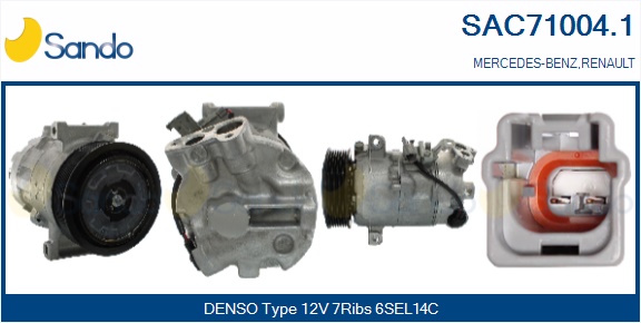 Compressore, climatizzatore SANDO SAC71004.1