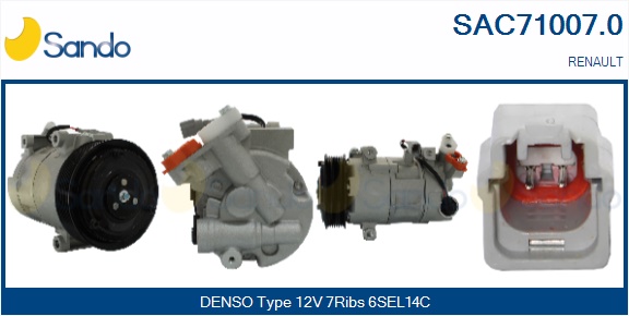Compressore, climatizzatore SANDO SAC71007.0
