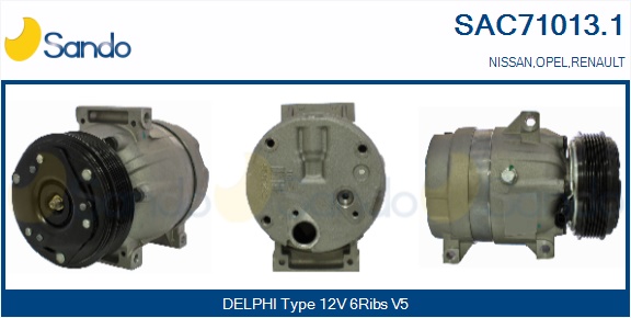 Compressore, climatizzatore SANDO SAC71013.1