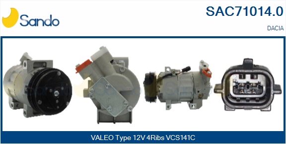 Compressore, climatizzatore SANDO SAC71014.0