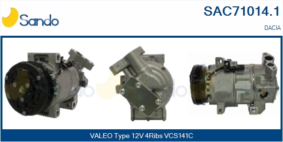Compressore, climatizzatore SANDO SAC71014.1