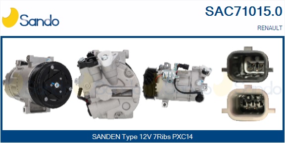 Compressore, climatizzatore SANDO SAC71015.0