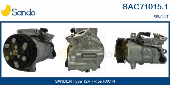 Compressore, climatizzatore SANDO SAC71015.1